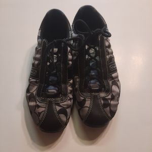 Coach shoes Black and silver size 7